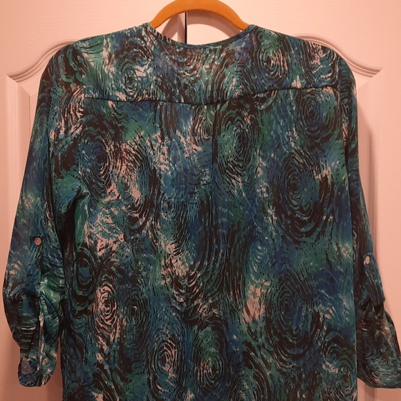 Chenault blue and grey long sleeved shirt - Picture 6 of 6